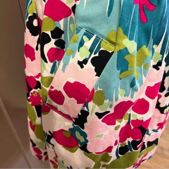 Aqua Brand Size Large Cotton Mix colorful skirt with pockets & invisible zipper - Picture 8 of 8